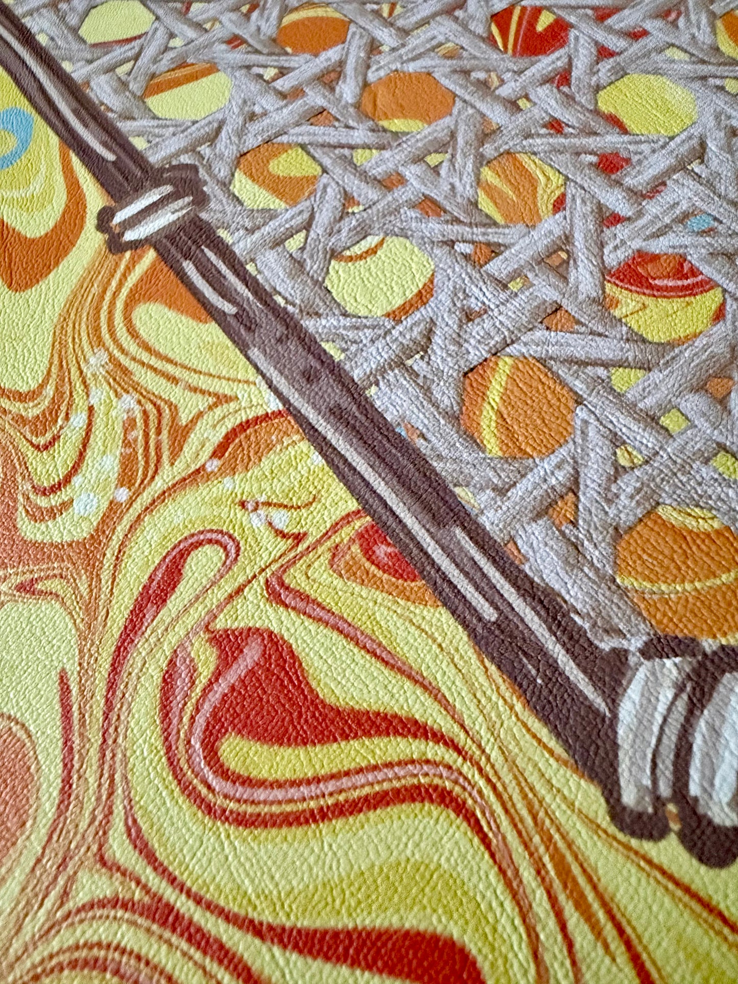 Mahjong Gaming Mat, THANK YOU NOTE, MARIGOLD