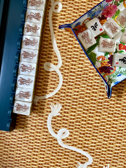 Mahjong Mat- NANTUCKET BASKET, ROPE