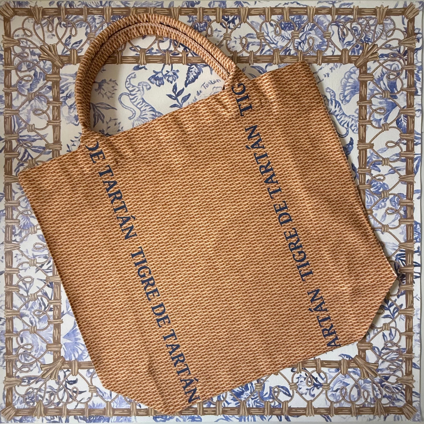Jumbo Slouchy Denim Tote, NANTUCKET BASKET