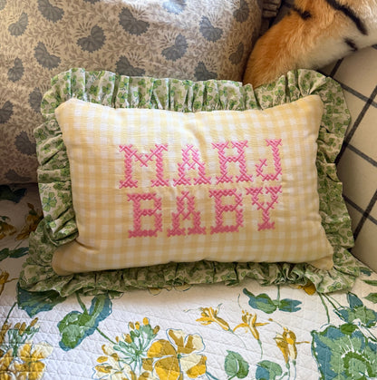 Ann Walters Home × Tigre de Tartán Ruffle Pillow