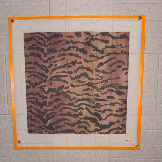EARLY ACCESS: TIGER STRIPE Printed Needlepoint Canvas – 14 Mesh