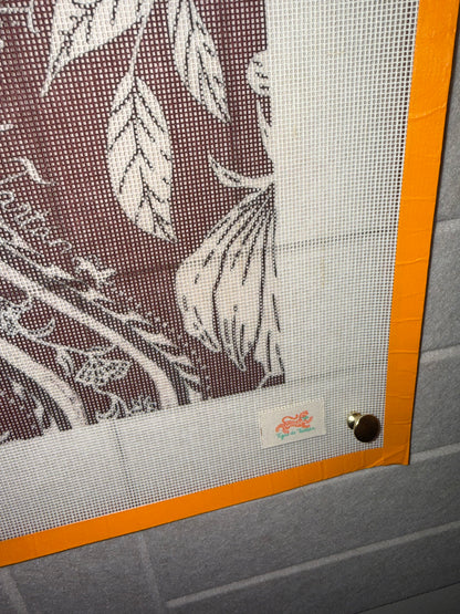 Domino Oxblood Printed Needlepoint Canvas – 14 Mesh — view 4 of 6