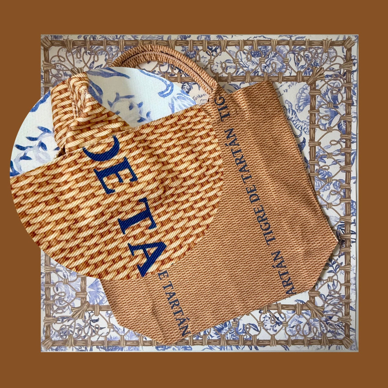 Jumbo Slouchy Denim Tote, NANTUCKET BASKET