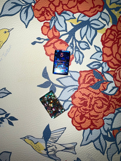 Mahj Pit confetti mahjong tiles — translucent acrylic, iridescent finish — view 20 of 24