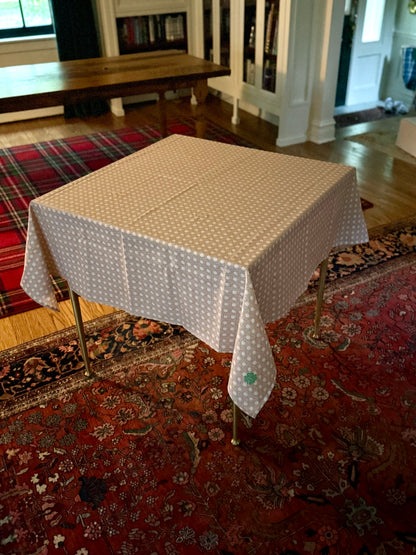 Performance Tablecloth, Trompe L'oeil CANNAGE BLONDE — view 3 of 14