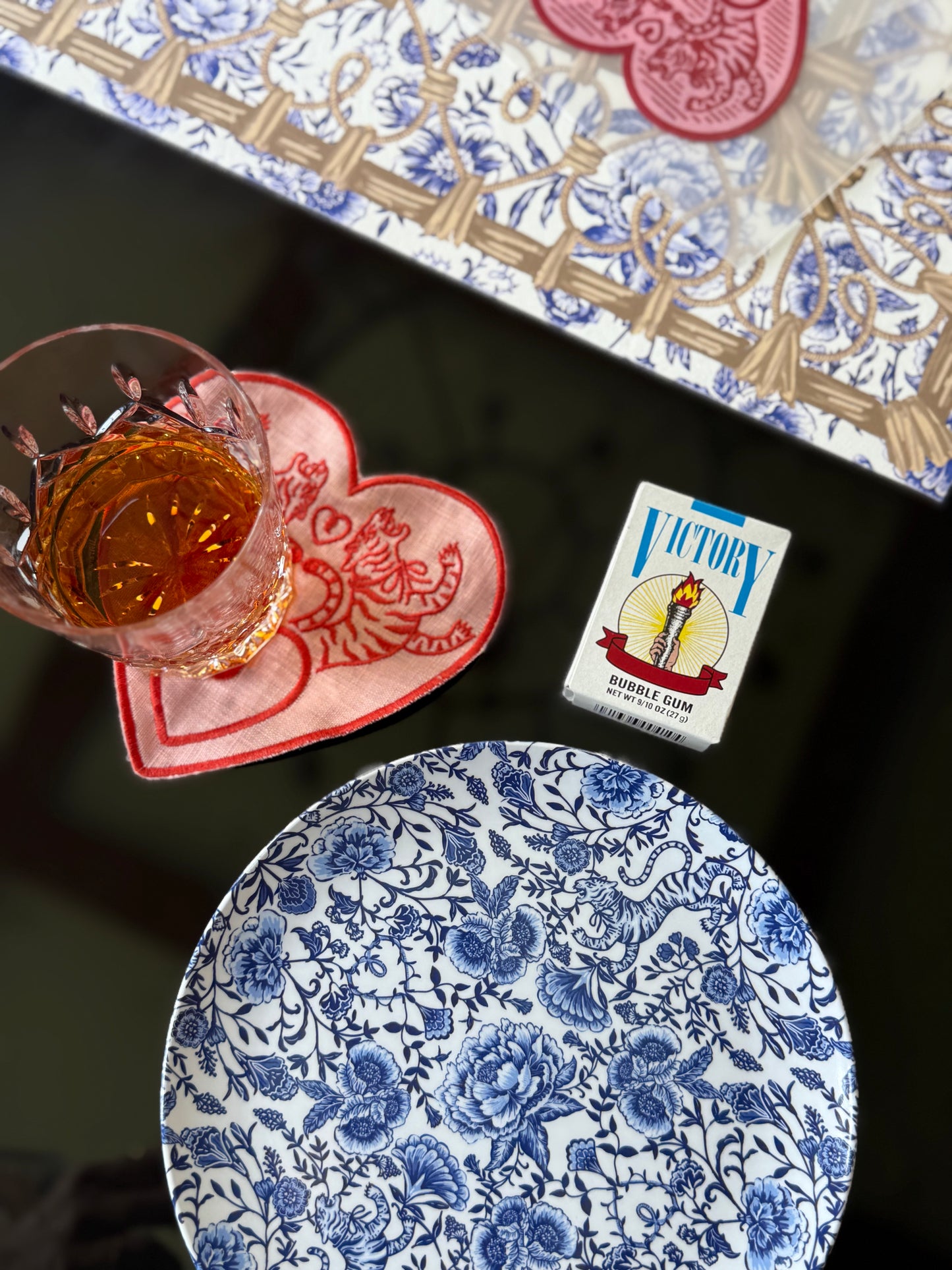 8" Melamine Convenience Plates, SET OF 8, CHINOISERIE BLEU