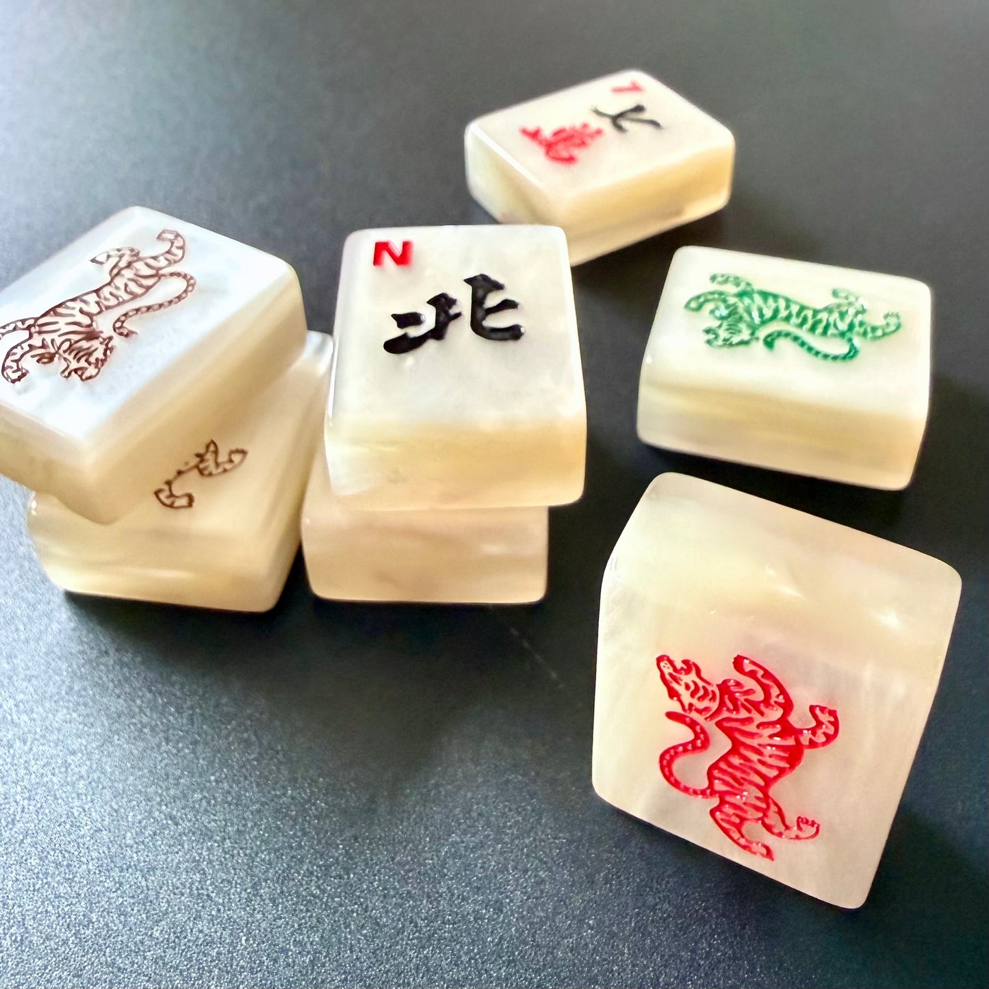 House Tigers, OYSTER 🦪 Classic American Mahjong Tile Set