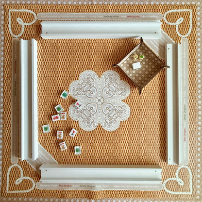 Mahjong Gaming Mat- NANTUCKET BASKET, RULES EDITION