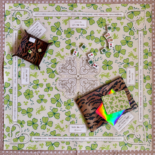 Mahjong Gaming Mat, CLOVERS RULES EDITION