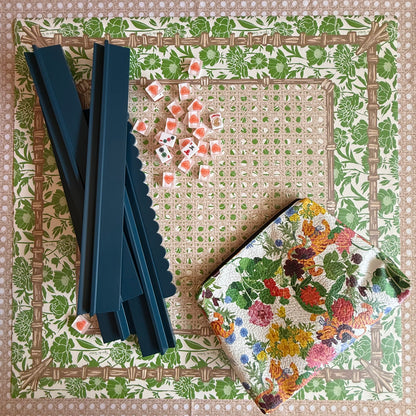 Mahjong Gaming Mat, JADE PEONY — view 6 of 6