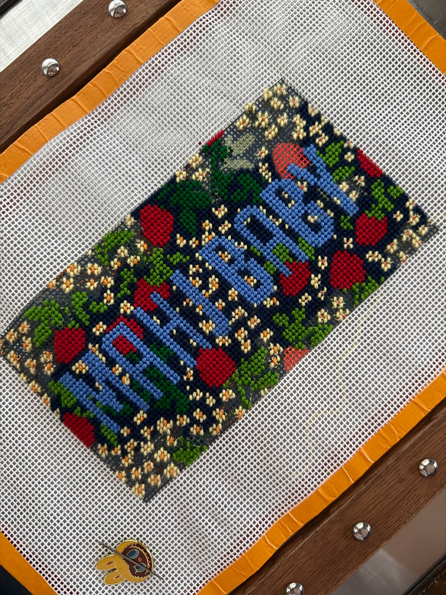 Mahj Baby Needlepoint Canvas