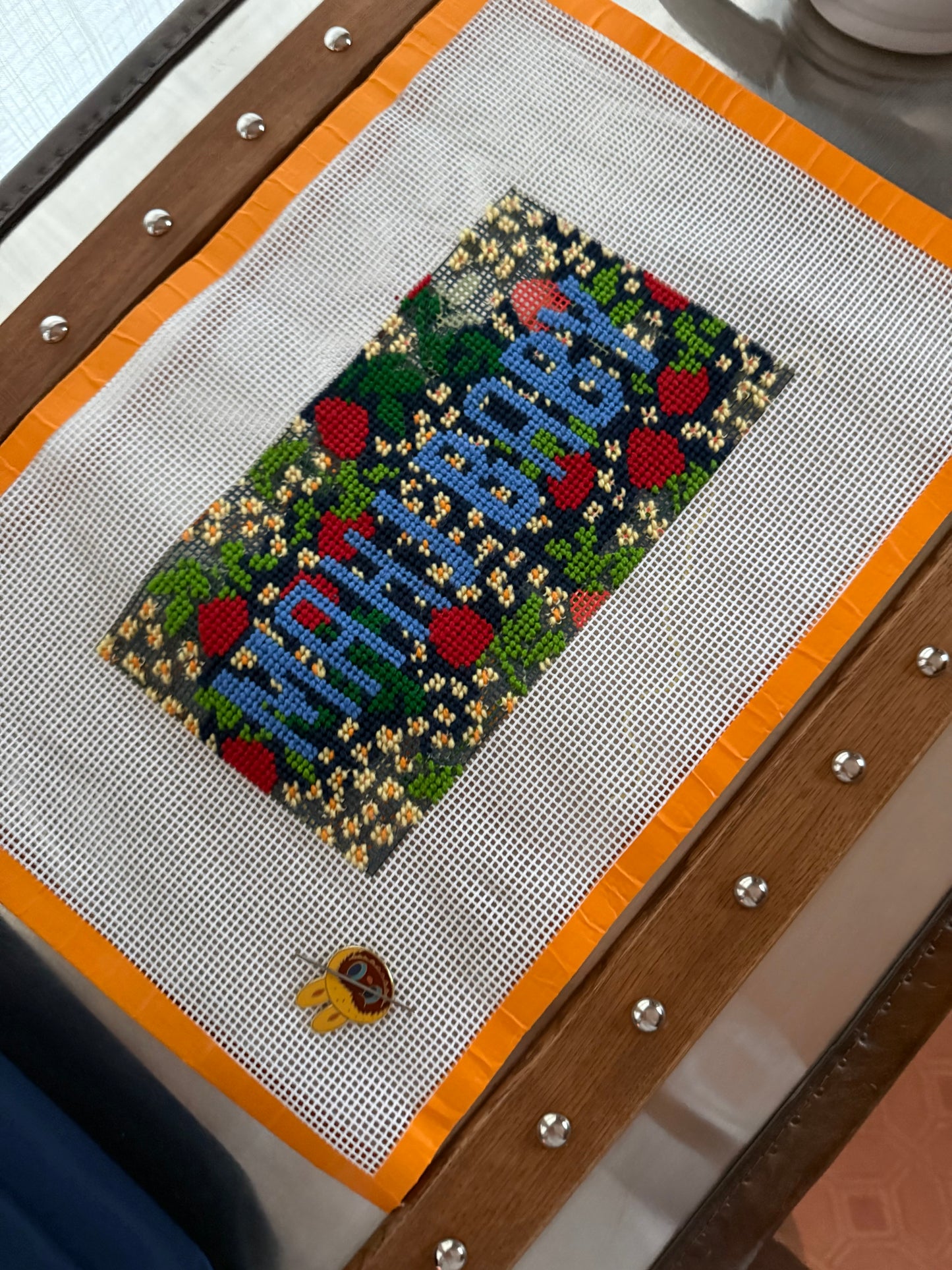 Mahj Baby Needlepoint Canvas
