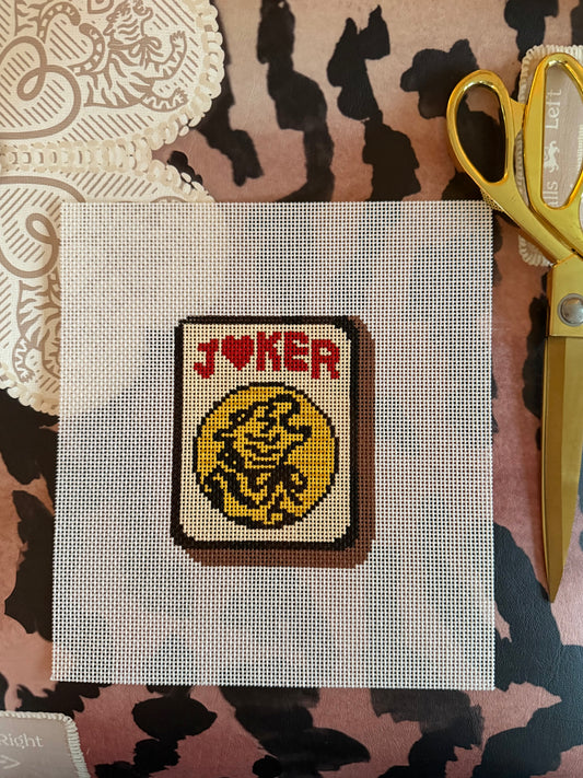 Joker Tile Needlepoint Canvas