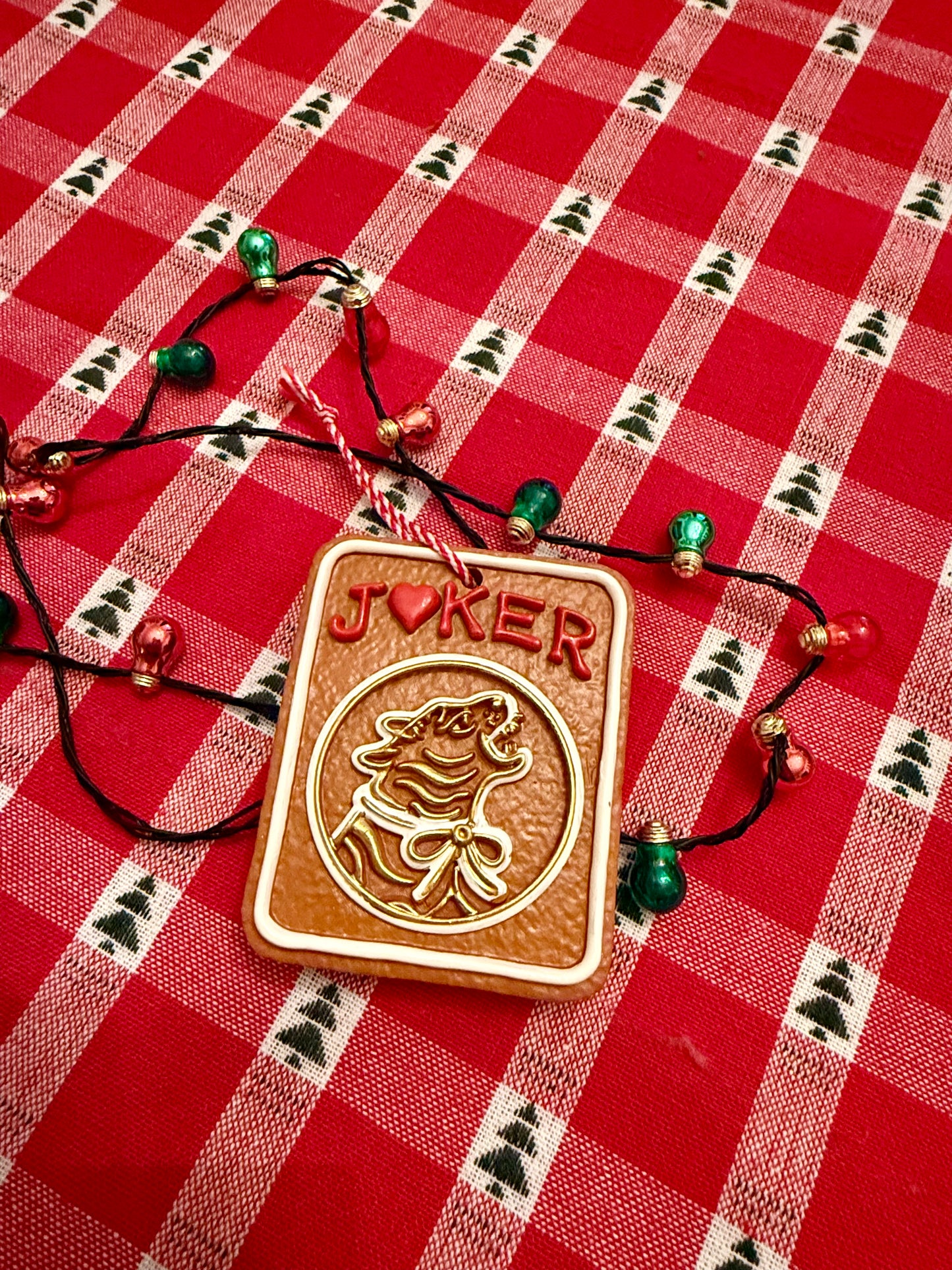 Tigre Joker Ornament in Classic Claydoh