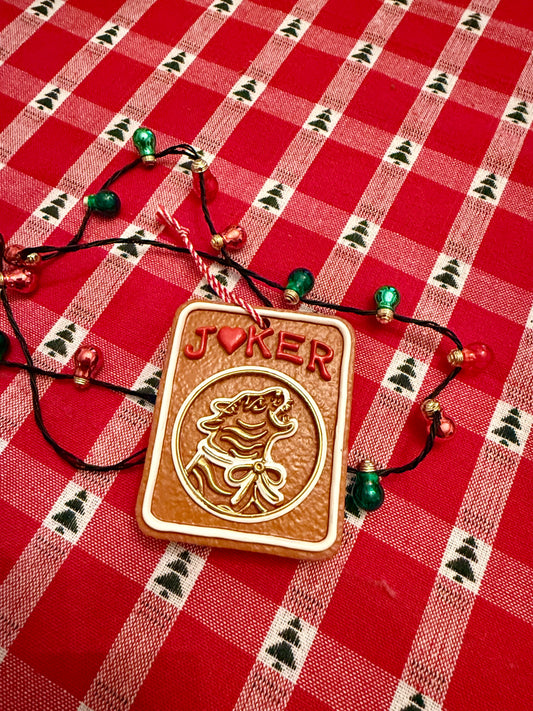 Tigre Joker Ornament in Classic Claydoh
