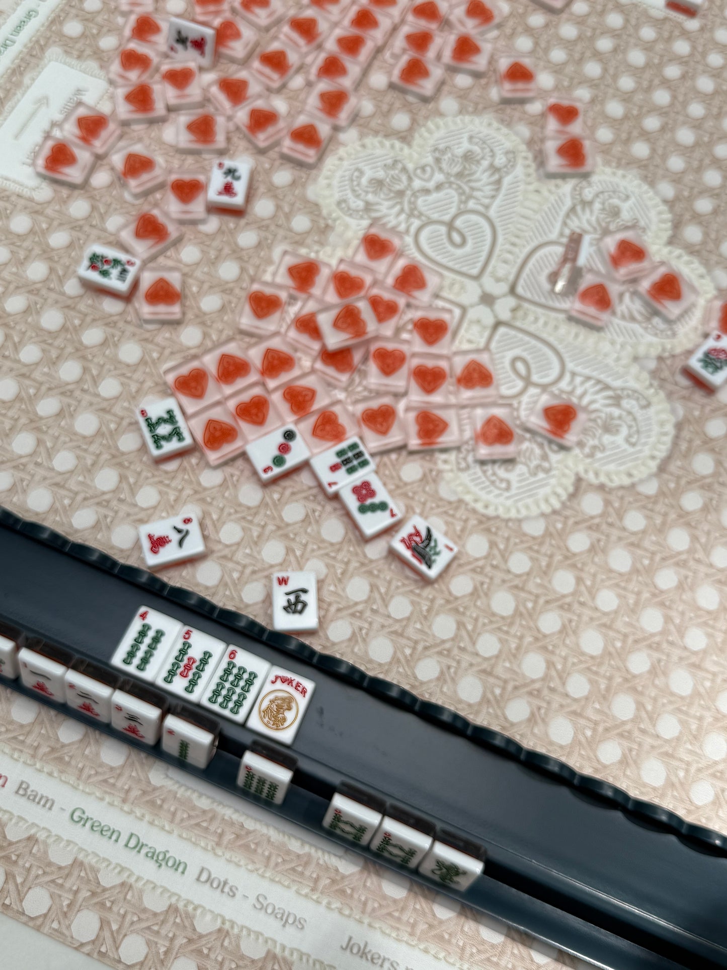 Mahjong Gaming Mat, CANNAGE BLONDE **RULES EDITION**