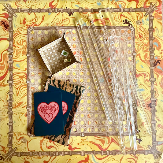 Mahjong Gaming Mat, THANK YOU NOTE, MARIGOLD
