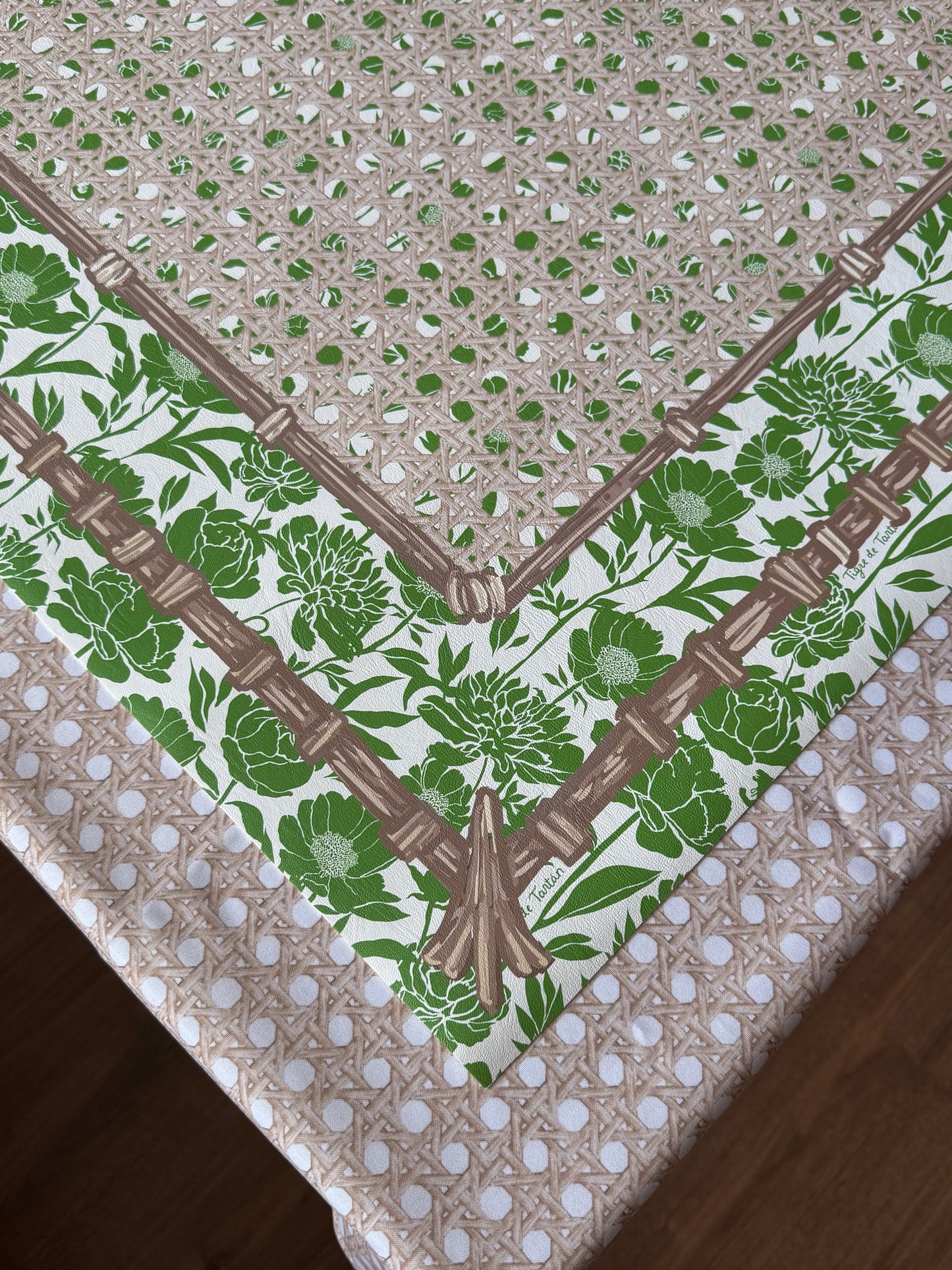 Mahjong Gaming Mat, JADE PEONY