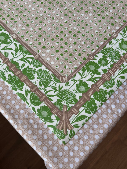 Mahjong Gaming Mat, JADE PEONY — view 3 of 6