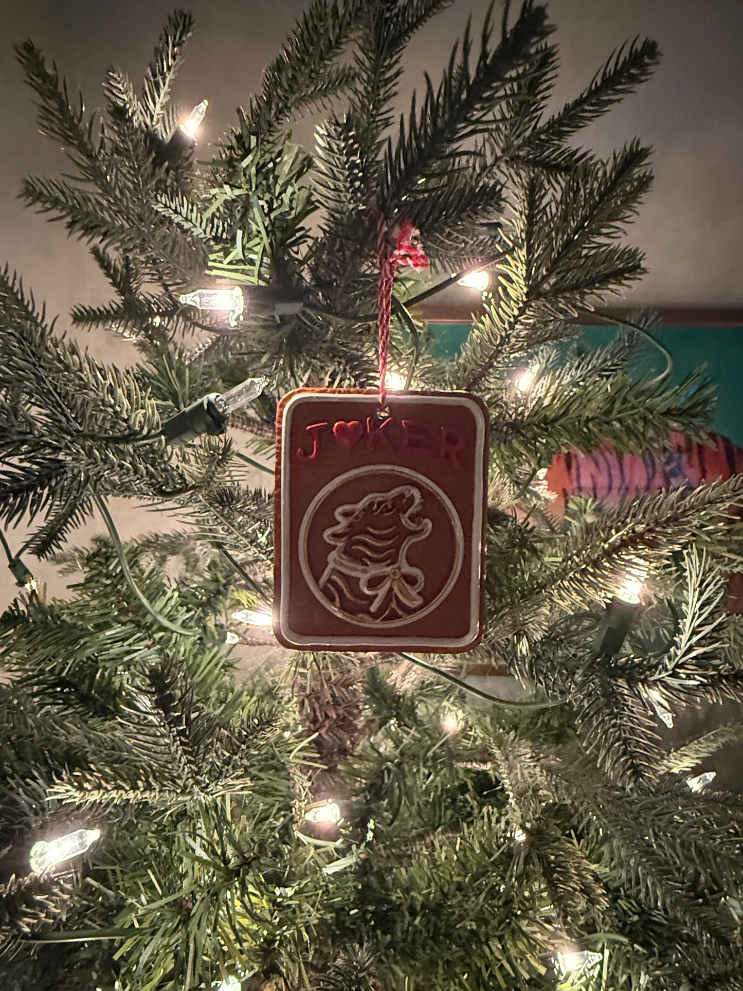 Tigre Joker Ornament in Classic Claydoh