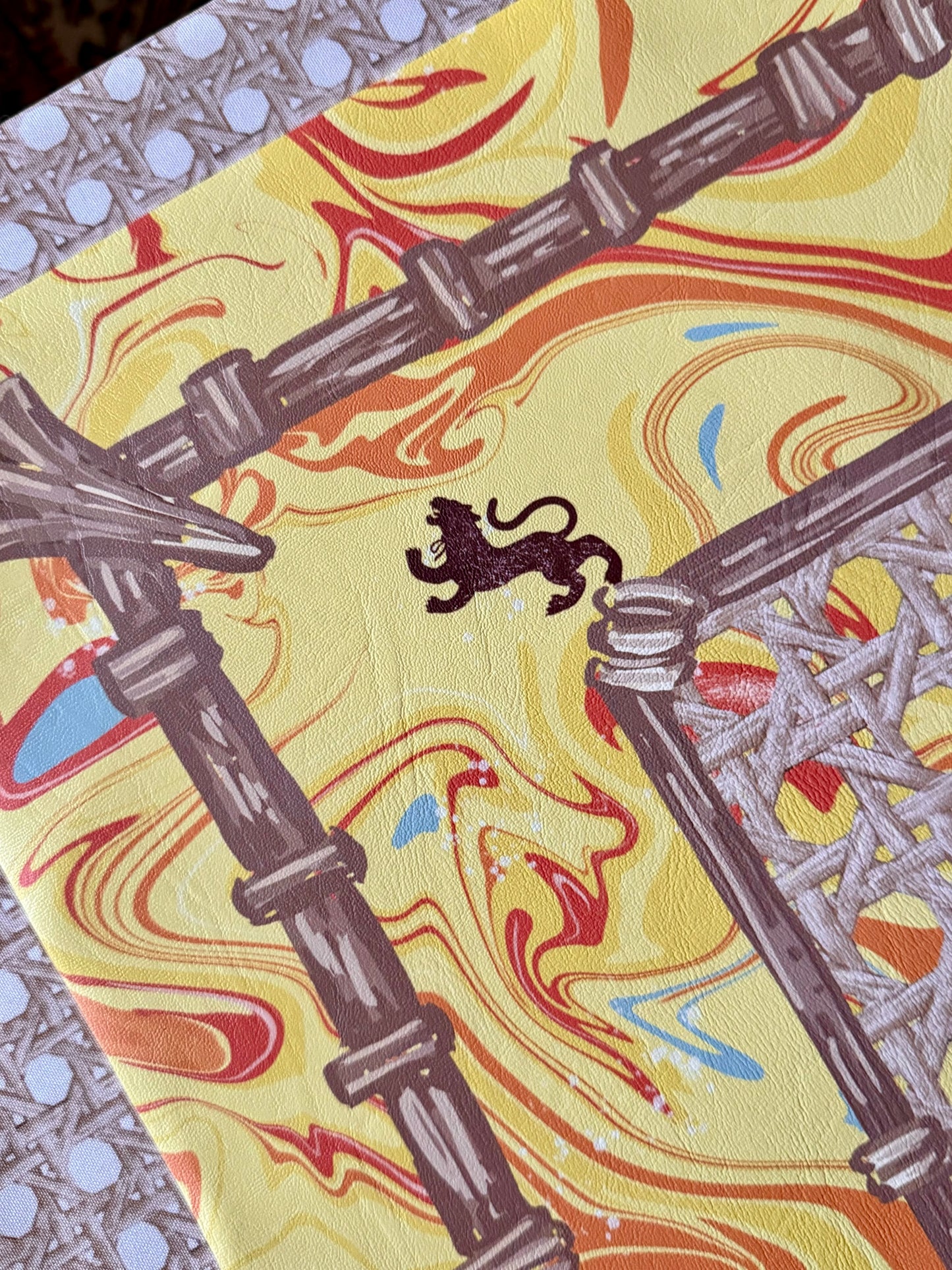 Mahjong Gaming Mat, THANK YOU NOTE, MARIGOLD