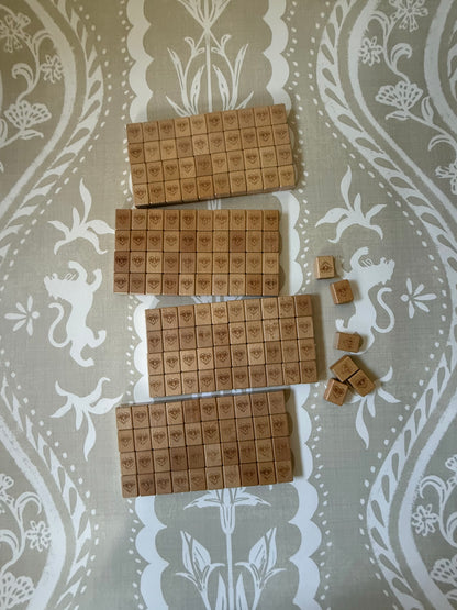 Classic American Mahjong Tile set in Beechwood