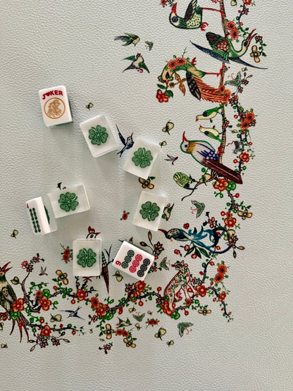Katherine Hartman X Tigre de Tartán Mahjong Mat, BIRDSONG