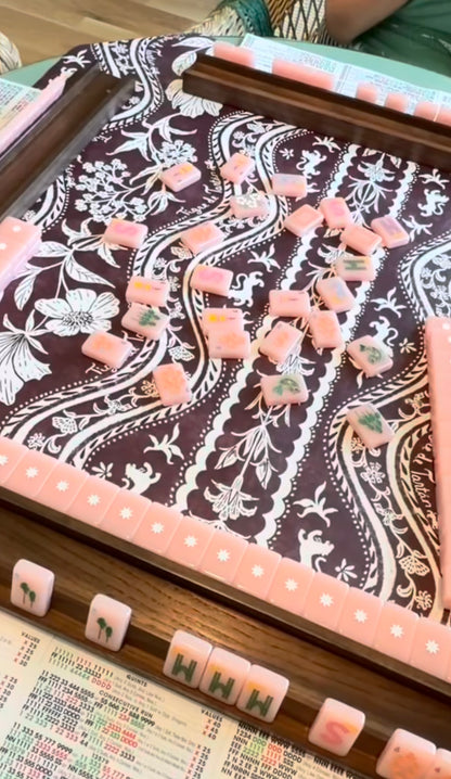 Mahjong Mat, DOMINO OXBLOOD
