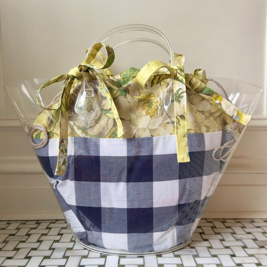 Tie-On Insert, BUTTER CHINTZ