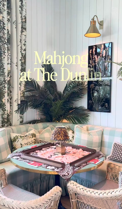 Mahjong Mat, DOMINO OXBLOOD