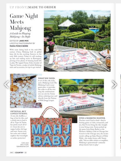 Mahjong Gaming Mat, POP ART ROSES RULES EDITION — view 6 of 6