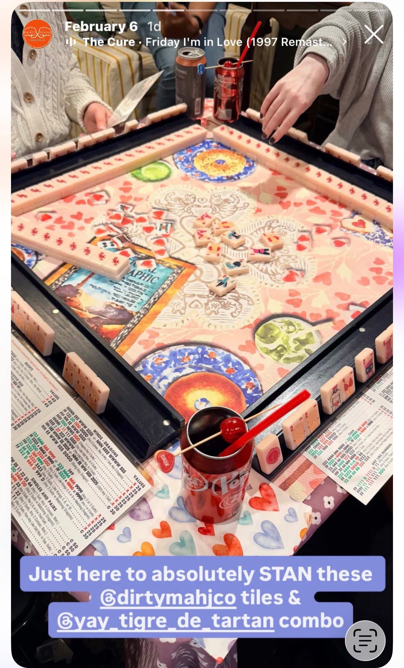 Mahjong Gaming Mat, MAD ABOUT YOU