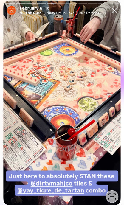 Mahjong Gaming Mat, MAD ABOUT YOU — view 3 of 6