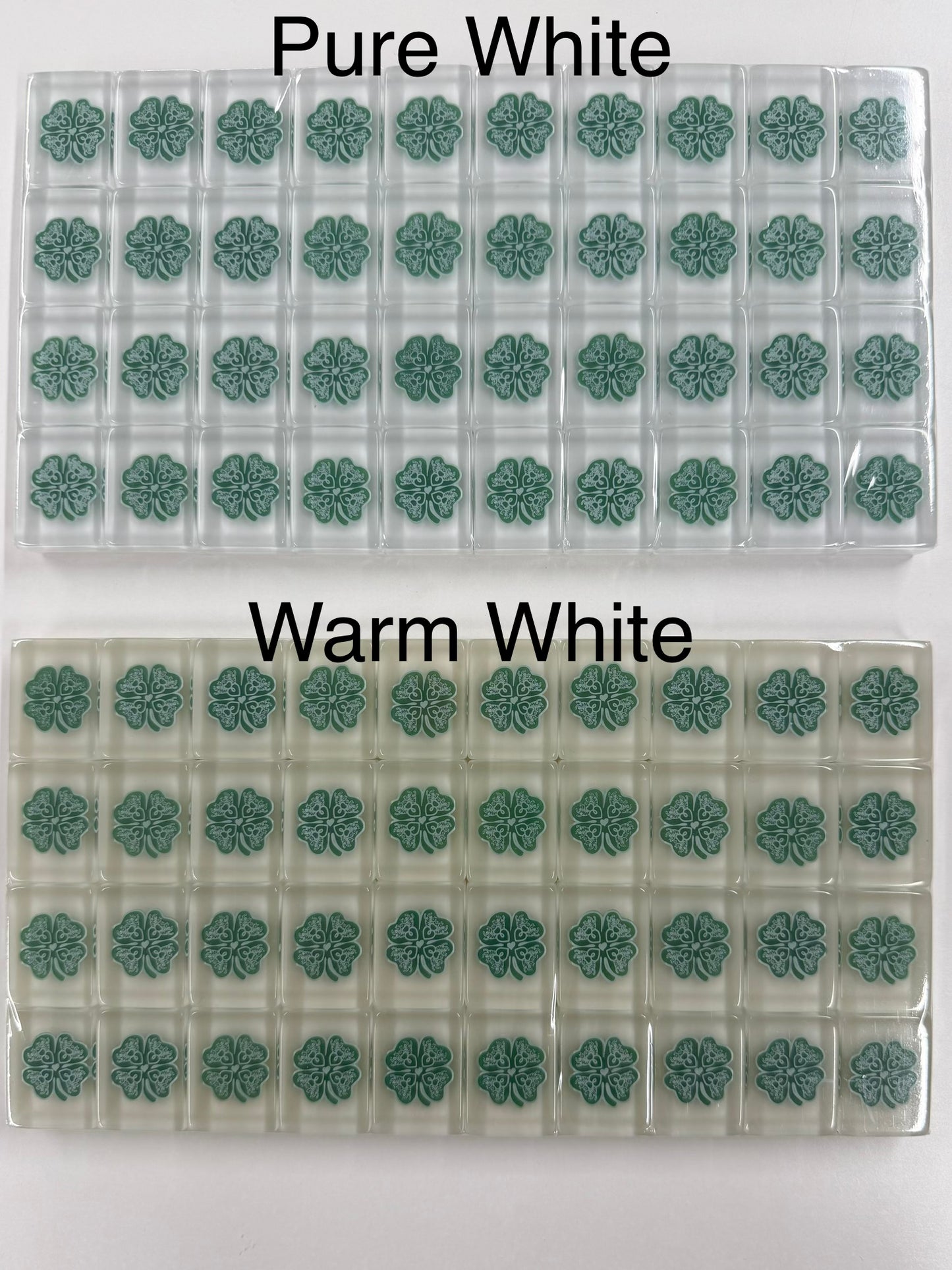 House Clovers: Classic American Mahjong Tile Set with Signature Clover Logo