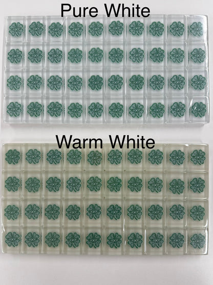House Clovers: Classic American Mahjong Tile Set with Signature Clover Logo