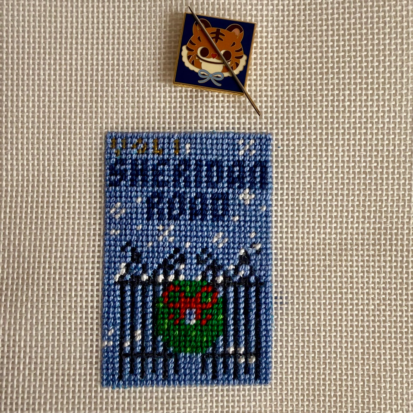Hand Painted Needlepoint Canvas, SHERIDAN ROAD MAGAZINE