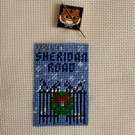Hand Painted Needlepoint Canvas, SHERIDAN ROAD MAGAZINE