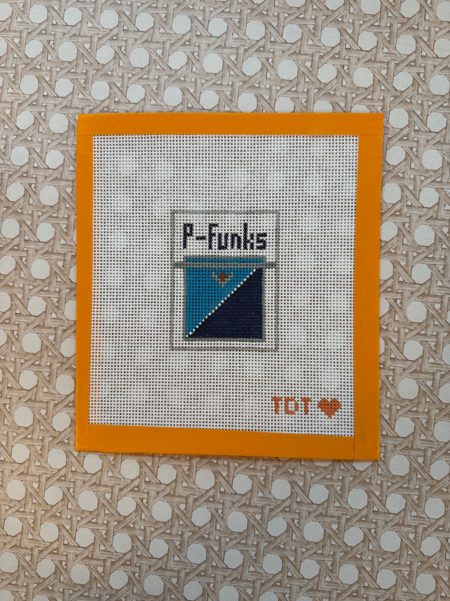 Vice Object Hand Painted Needlepoint Canvases