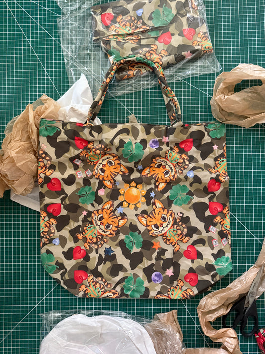Jumbo Slouchy Denim Tote, COLLECTOR'S ITEM