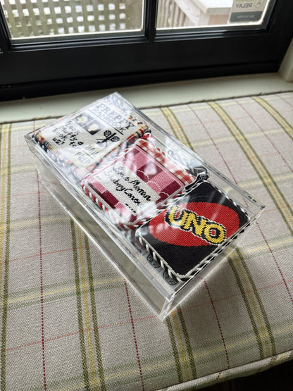 Premium Acrylic Mahjong Tile Box – with Needlepoint Display Slot ( does not include needlepoint canvas) — view 8 of 9