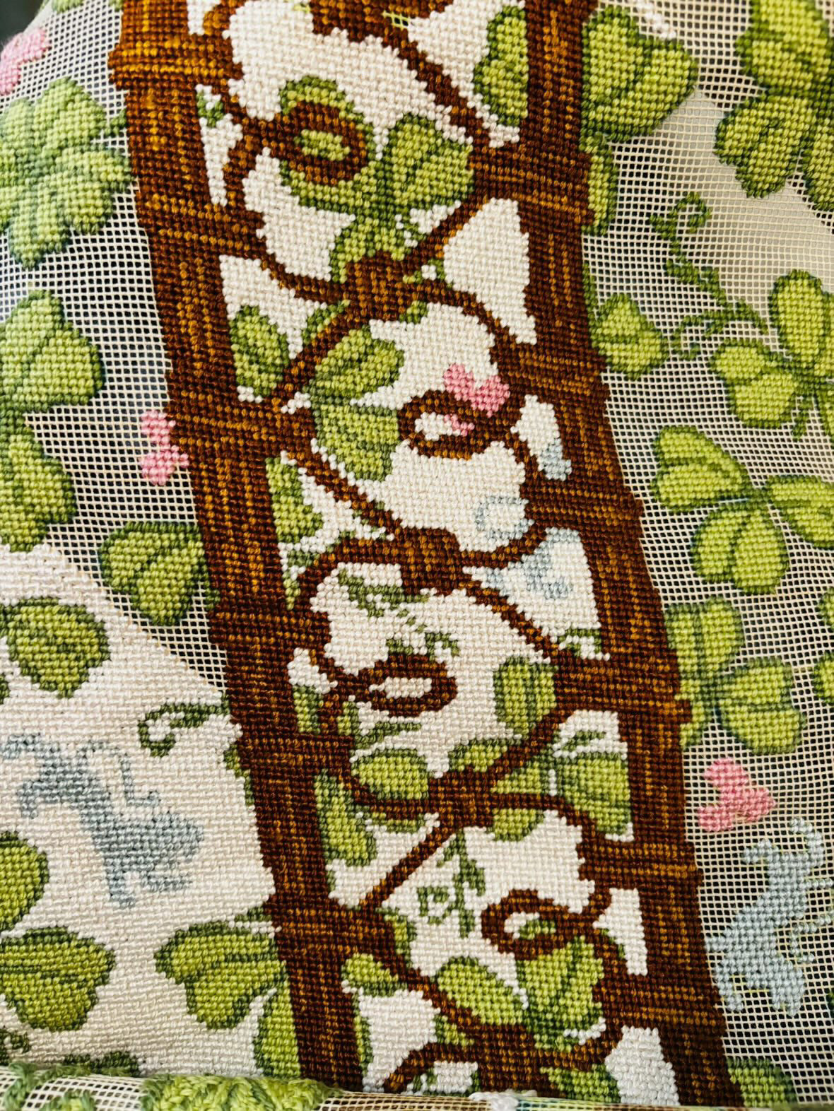 EARLY ACCESS: “Clovers” Mahjong Mat Printed Needlepoint Canvas