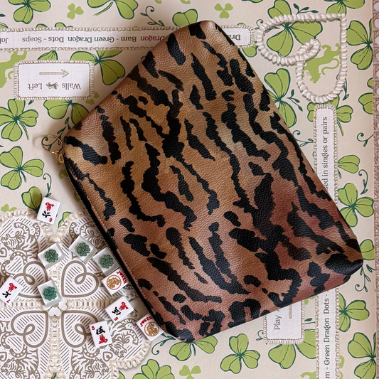 Roomy Leather Pouch, EL TIGRE