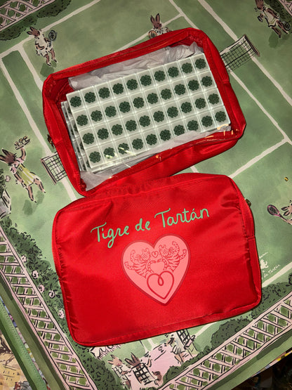 RETURNS IN JULY -House Clovers: Classic American Mahjong Tile Set with Signature Clover Logo — view 3 of 20