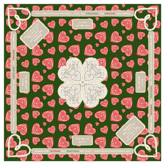 Mahjong Gaming Mat, ENCORE. *****RULES EDITION