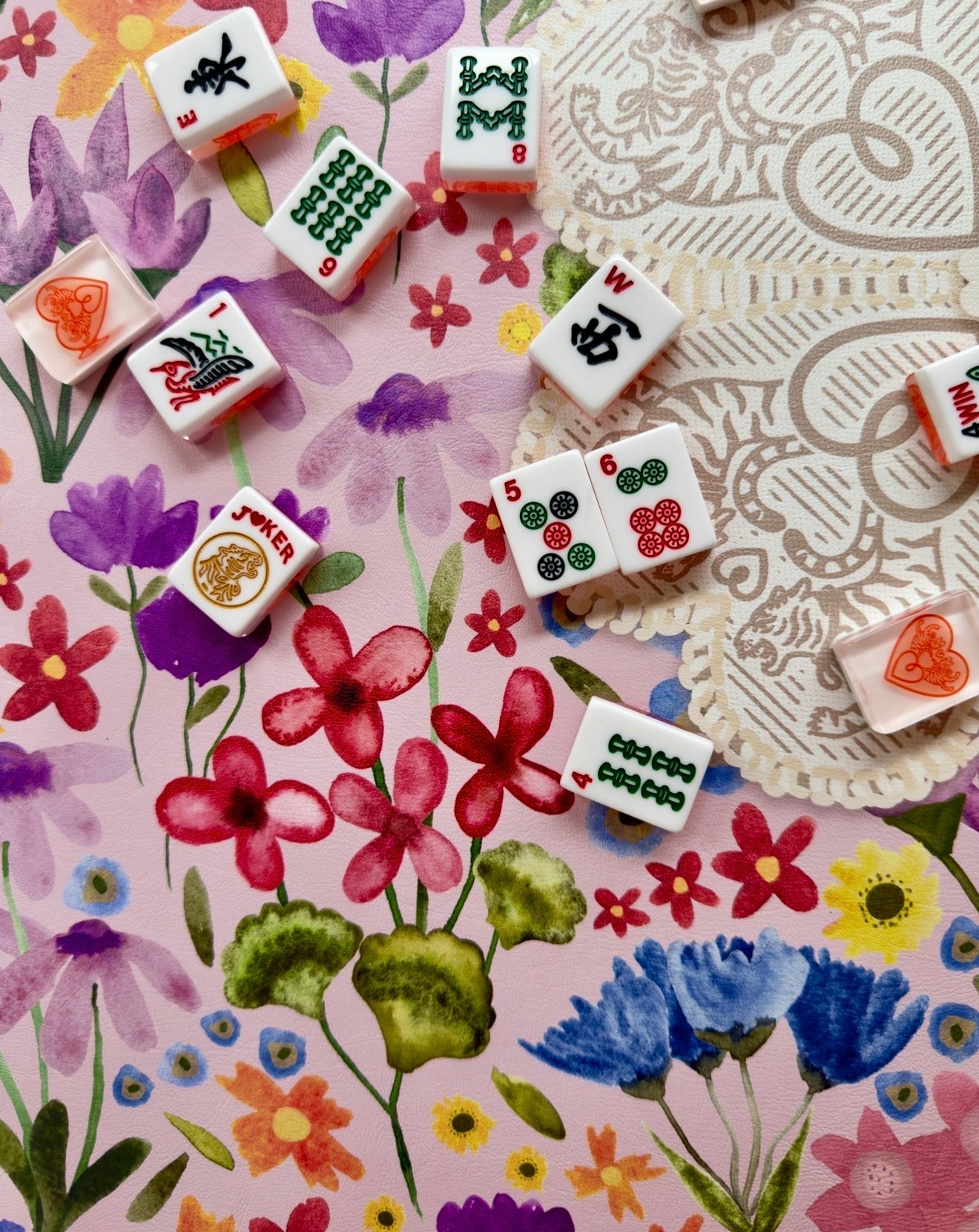 Mahjong Gaming Mat, GARDEN CLUB