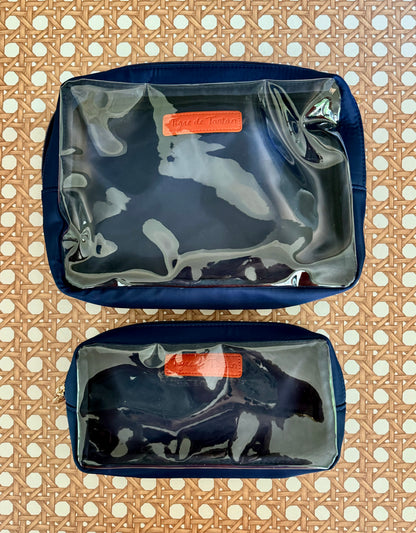 Nylon Satin Project Bag with Clear Window Front, TIGER, MEDIUM or LARGE — view 2 of 8