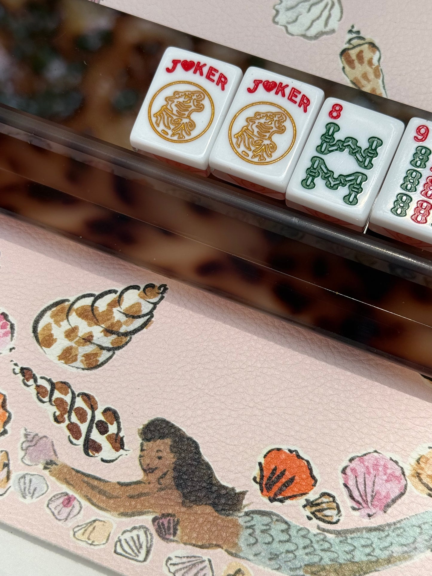 ARRIVES IN AUGUST Paige Spearin “Shell Yeah” Mahjong Mat — view 5 of 5
