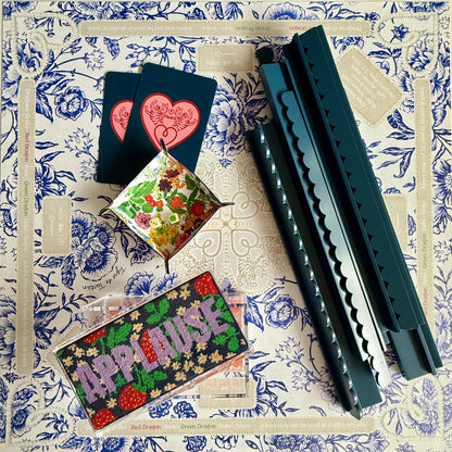 Small Leather Snap Tray, JARDÍN DE LOS JEFES — view 4 of 5