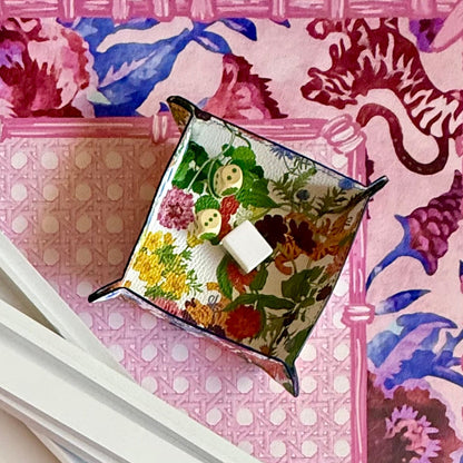 Small Leather Snap Tray, JARDÍN DE LOS JEFES — view 2 of 5