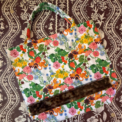 Jumbo Slouchy Denim Tote, JARDÍN DE LOS JEFES